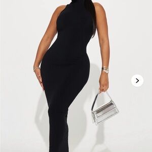 Fashion Nova Black Maxi Dress